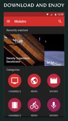 Mobdro Tv Online Tips 2017 android App screenshot 1